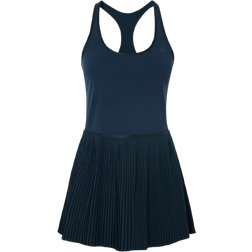 Lululemon Grosgrain Trimmed Pleated Stretch Tennis Dress - Navy
