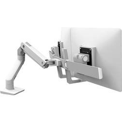 Ergotron HX Desk Dual Monitor Arm White