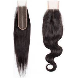 Wigs LDN 2x6 Straight Transparent Lace Closure 14 inch Black
