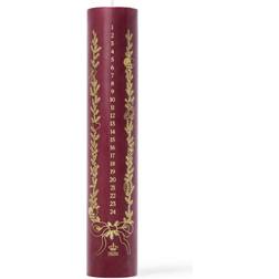 Royal Copenhagen Stjerne Riflet Kalenderlys Rød 25 cm Adventslys