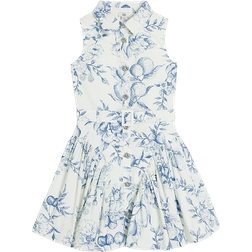 River Island Kid's Prom Shirt Dress - Blue