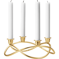 Georg Jensen Season Gold Advent Candle Holder 26cm