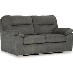 Signature Design by Ashley Bindura Mineral Glider Loveseat Sofa 72" 2 Seater