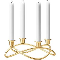 Georg Jensen Season Gold Matte Advent Candle Holder 26cm