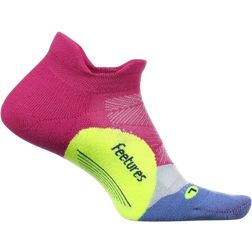 Feetures Elite Ultra Light Tab Socks - Pulse Pink