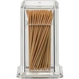 Shein 1pc PMMA Toothpick Holder, Modern Clear Toothpick Holder Dispenser For Bestickhållare