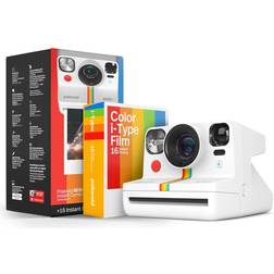 Polaroid Now+ Generation 2 + 16 Photos Film Bundle White