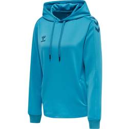 Hummel Core Xk Poly Sweat Hoodie Woman - Blue Danube