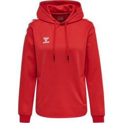 Hummel Core Xk Poly Sweat Hoodie Woman - True Red