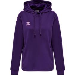 Hummel Core Xk Poly Sweat Hoodie Woman - Acai