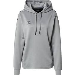 Hummel Core Xk Poly Sweat Hoodie Woman - Grey Melange