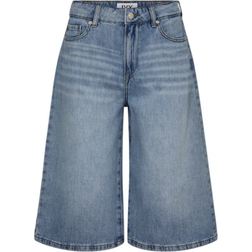 IVY Copenhagen Long Shorts Wash Palencia - Blue Denim