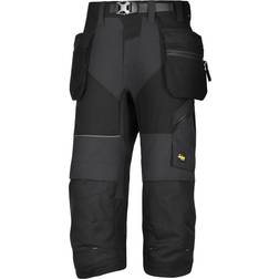 Snickers Workwear 6905 Flexiwork Ripstop Pirate Trouser - Black