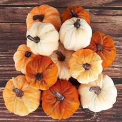 Shein Velvet Pumpkin Decor Set 1 6 12 18 24pcs Figurine