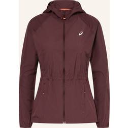 Asics Road Packable Jacket Löparjacka Dam - Röd