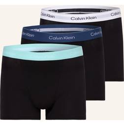Calvin Klein 3 Pack Relaxed Fit Trunk - Black