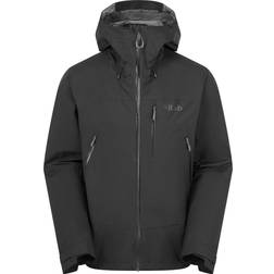 Rab Hooded Hiking Waterproof Jacket - Grey/Black