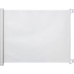 Pawhut Retractable Pet Safety Gate 115cm White