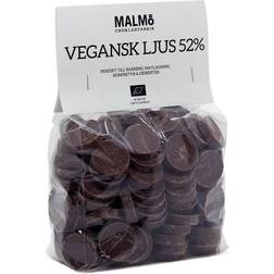 Malmö Chokladfabrik Vegansk Ljus Choklad 52% Eko 1000g