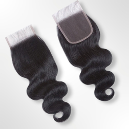 Wigs LDN 6x6 Body Wave Lace Closure Transparent 16 inch Black