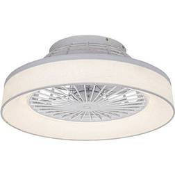 QAZQA Loftsventilator hvid inkl Emily