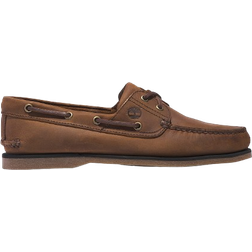 Timberland Classic Leather Boat Shoe - Medium Brown