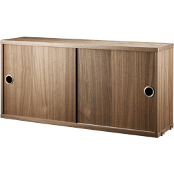 String CD7820 Walnut Shelving System 78x37cm