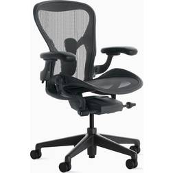 Herman Miller Aeron Remastered Large Graphite Office Chair 109.2cm