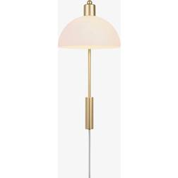 Nordlux Ellen Brass/Opal Wall light ∅ 20cm