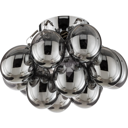 By Rydéns Gross Smoke Gray Ceiling Flush Light ∅ 30cm