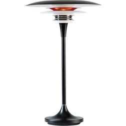 Belid Diablo Matt Black/Glossy Red Table Lamp 47.9cm