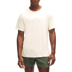 Lululemon Mile Maker Run Crew Lightweight Short Sleeve Shirt - Light Ivory