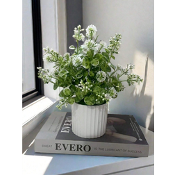 Shein Artificial Plant Pot Decoration For Home Green Artificial Plant