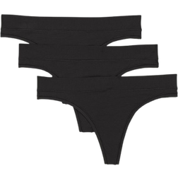 Lululemon UnderEase String 3er-Pack Frauen - Black