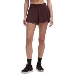 Lululemon Shake It Out Lauf-Shorts Hohem Bund Für Frauen - Goodnight Plum
