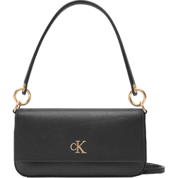 Calvin Klein Minimal Monogram Shoulder Bag - Black