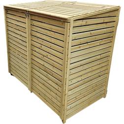 Samuel Alexander Large Double Wheelie Bin Storage for 2 Bins