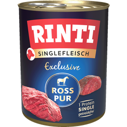 Rinti 6x800g Singlefleisch Exclusive Hest hundefoder