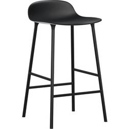 Normann Copenhagen Form Black Bar Stool 77cm