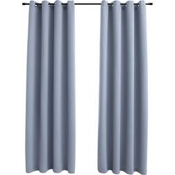 vidaXL Blackout Grey 140x225cm