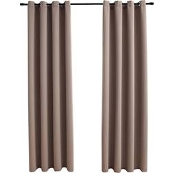 vidaXL Blackout Taupe 140x225cm