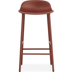 Normann Copenhagen Form Red Bar Stool 77cm