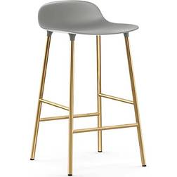 Normann Copenhagen Form Grey Bar Stool 77cm