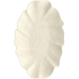 Decotique Ruffle Platter Off White Decorative Item