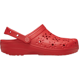 Crocs Classic Floral Cut Out Clogs - Rot