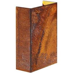 Nordlux Fold 10 Corten Wall Flush Light 10.5cm