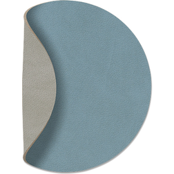 Lind DNA Cloud Circle Reversible Light Blue/Light Grey Coaster 10cm