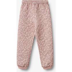 Wheat Baby Alex Quilted Floral Water Repellent Trousers - Pink
