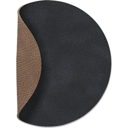 Lind DNA Cloud Reversible Circle Black/Brown Coaster 10cm
