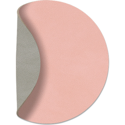Lind DNA Cloud Circle Reversible Pink-Light Grey Coaster 10cm